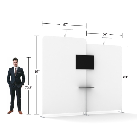 10ft Moudlar FlexZip Media Booth Kit I