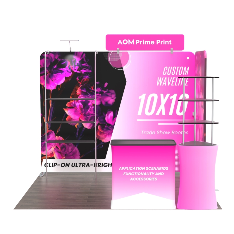 10ft Corner FlexZip Booth Kit B