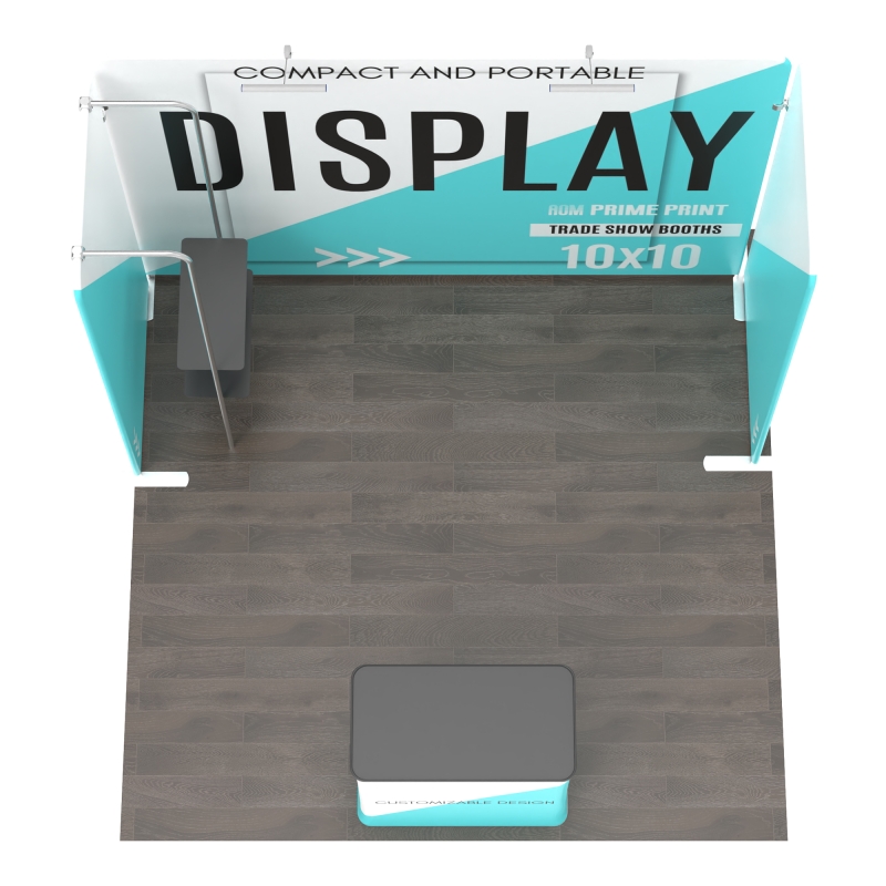 10ft Corner FlexZip Media Booth Kit C