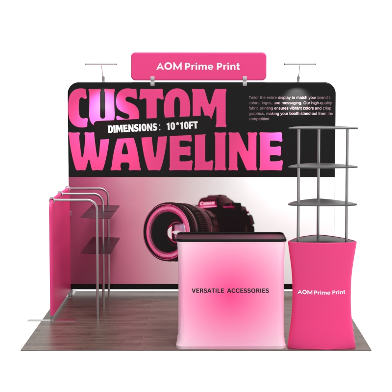 10ft Corner FlexZip Booth Kit D