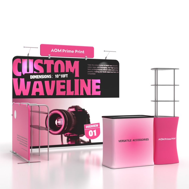 10ft Corner FlexZip Booth Kit D