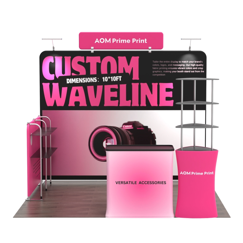 10ft Corner FlexZip Booth Kit D