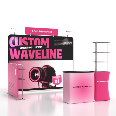 10ft Corner FlexZip Booth Kit D