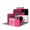 10ft Corner FlexZip Media Booth Kit D