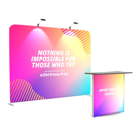 10ft Straight FlexZip Booth Kit I