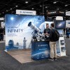 10ft Straight FlexZip Booth Kit F