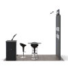 All-in-One Custom 10x10ft Exhibition Booth Kit B for Trade Show Event