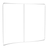 10x10 Lightweight Portable S-shaped Trade Show Display System/Kit | with Storage Podium