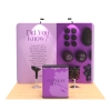 10x10 EZ Tube Curved Trade Show Booth System |  with Pop up Backlit Foldable Podium