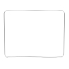 10x10 EZ Tube Curved Trade Show Booth System |  with Oval Pop up Backlit Foldable Podium