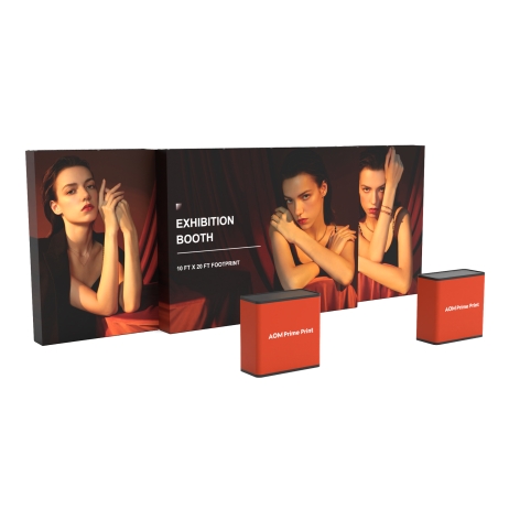 20ft 3D Backlit Triad Lightbox Booth