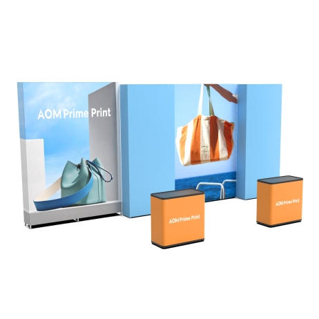 20ft 4-Panel Backlit Lightbox Booth