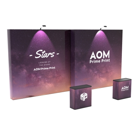 20ft 3D Backlit Dual Panel Booth