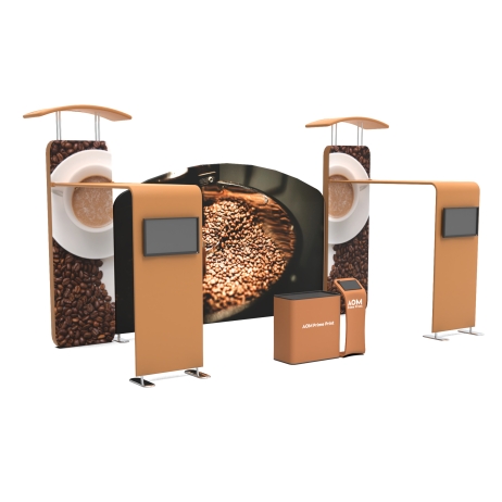 20ft 3D Backlit Media Lightbox Booth