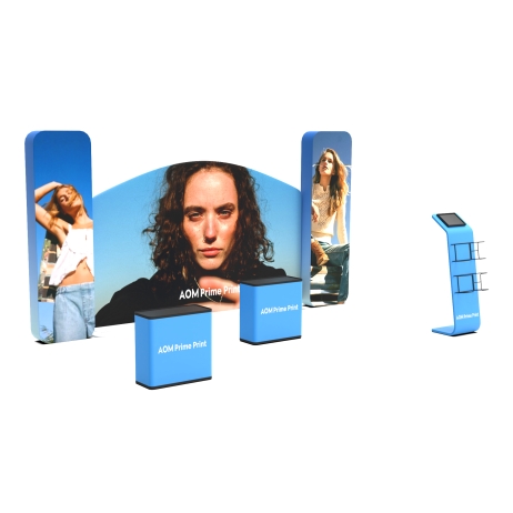 20ft 3D Backlit Modular Media Booth