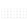 20ft FlexPop Booth with 5-Panel Pop Up Backwall