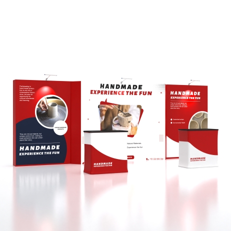 20ft FlexPop Booth with Center Curve