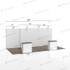 20ft FlexPop Booth with Center Flat
