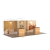 20ft FlexPop Booth with Curved Ends
