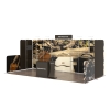 20ft Half Surrounded FlexZip Booth Kit A