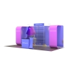 20ft Bridge FlexZip Booth Kit A