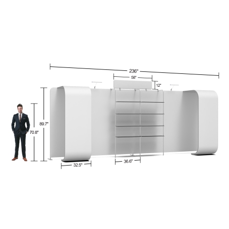 20ft Bridge FlexZip Booth Kit A