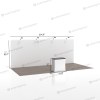 20ft Straight FlexZip Booth Kit B
