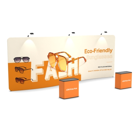 20ft S-Shaped FlexZip Booth Kit A