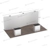 20ft S-Shaped FlexZip Booth Kit A