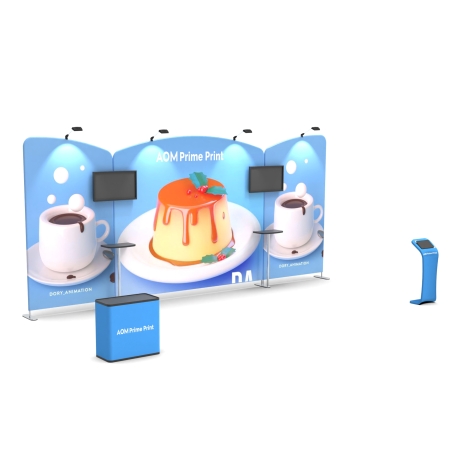 20ft Modular FlexZip Booth Kit D
