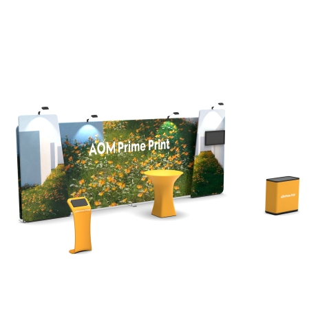 20ft Straight FlexZip Booth Kit A