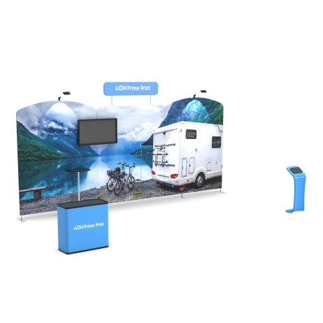 20ft Modular FlexZip Booth Kit F