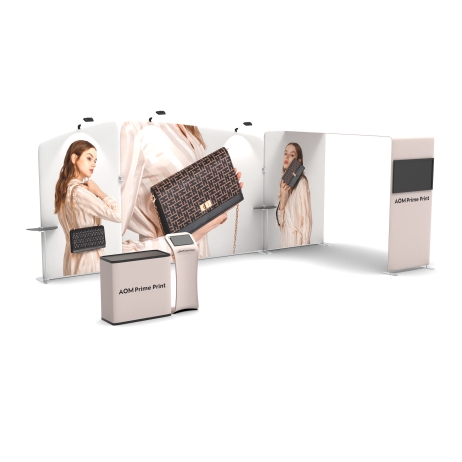 20ft Modular FlexZip Booth Kit J