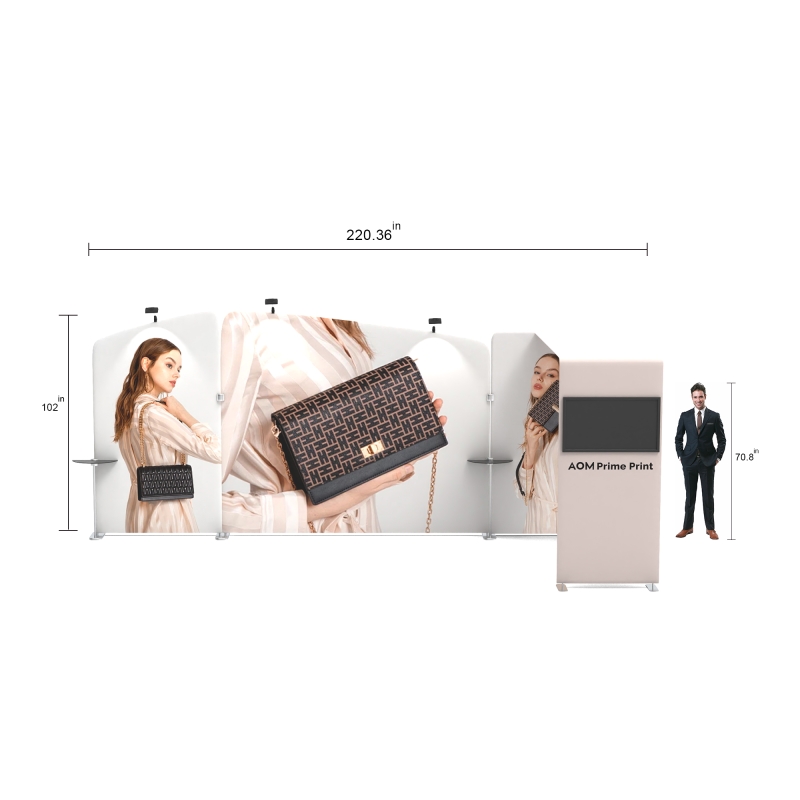10x20 Custom Waveline Trade Show Display 17