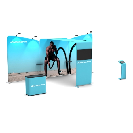 20ft Modular FlexZip Booth Kit K