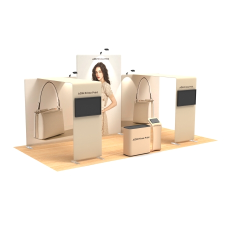 20ft Modular FlexZip Booth Kit L