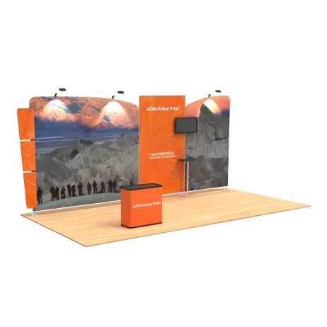 20ft Modular FlexZip Booth Kit N