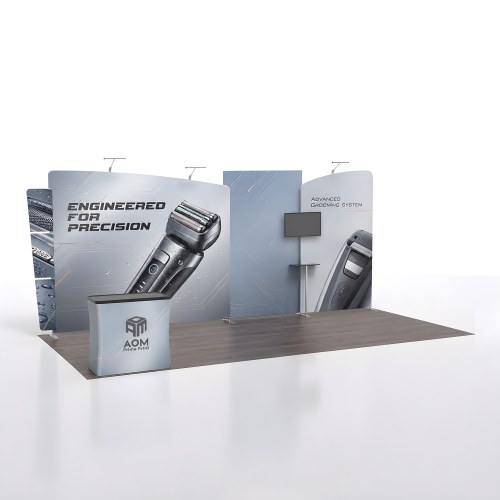 20ft Modular FlexZip Booth Kit N