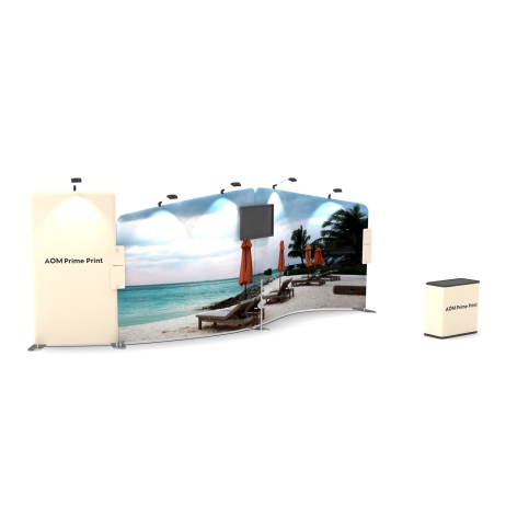 20ft Modular FlexZip Booth Kit B