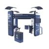 20x20 Backlit Trade Show Booth Kit B