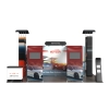 20x20 Backlit Trade Show Booth Kit G