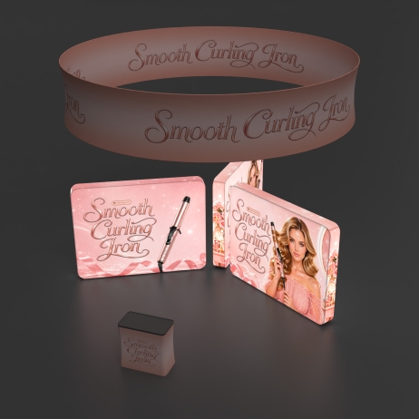 20x20 Backlit Trade Show Booth Kit I