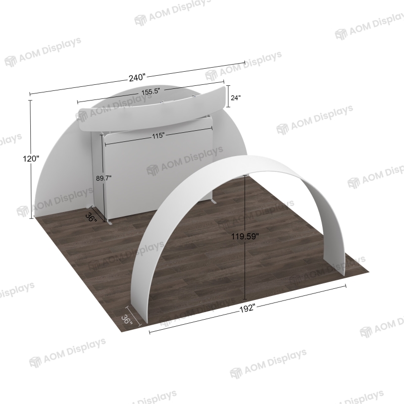20x20 Archway Trade Show Booth Kit D