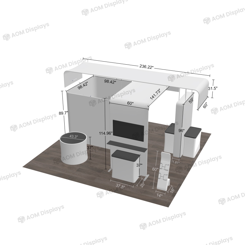 20x20 Modular Trade Show Booth 11