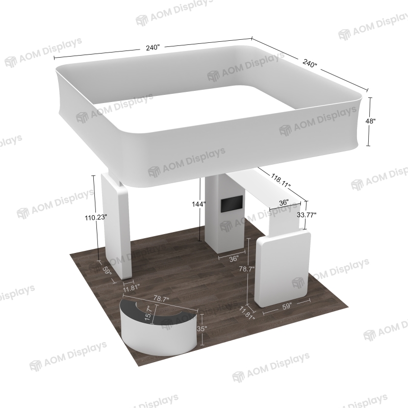 20x20 Modular Trade Show Booth 17