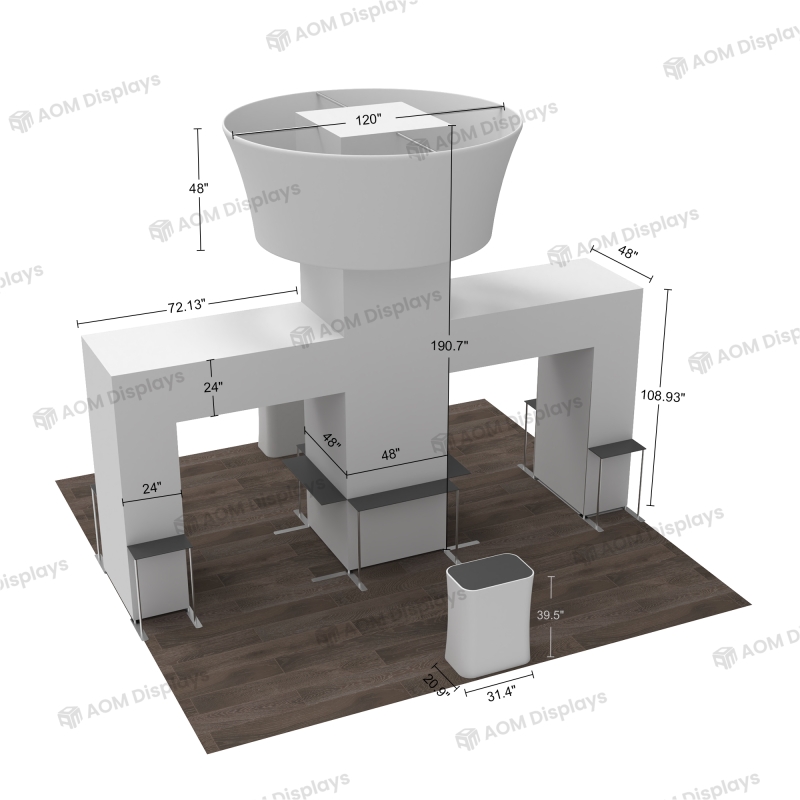 20x20 Modular Trade Show Booth 19