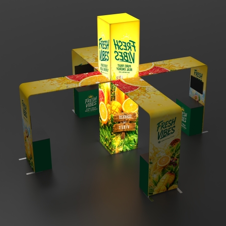 20x20 Modular Trade Show Booth 21