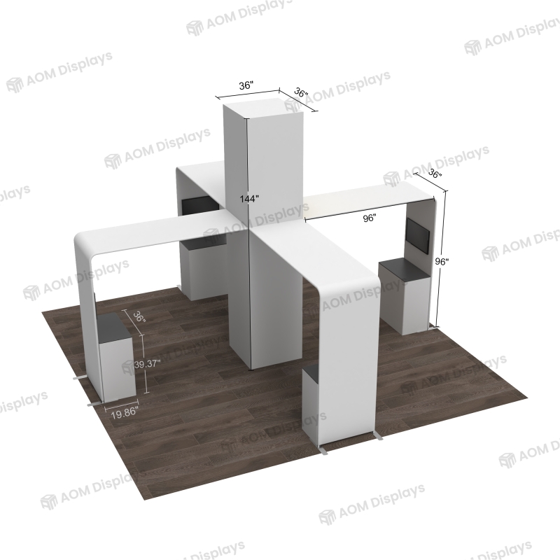 20x20 Modular Trade Show Booth 21