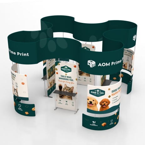20x20 Trade Show Booth Kit N