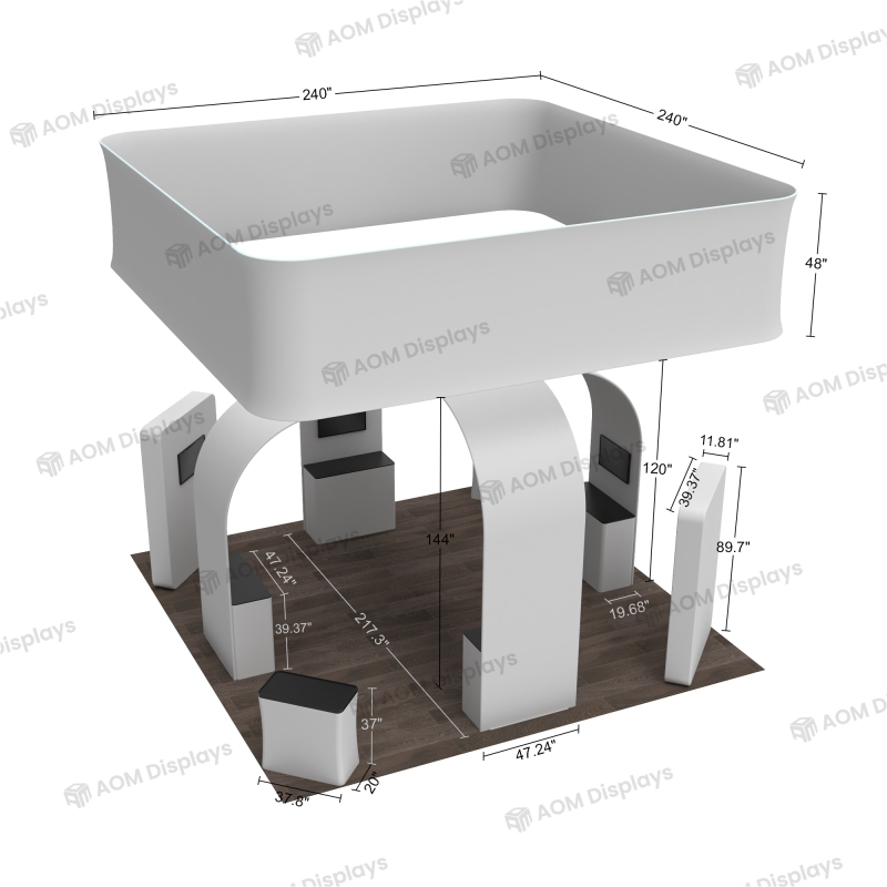 20x20 Trade Show Booth Kit O